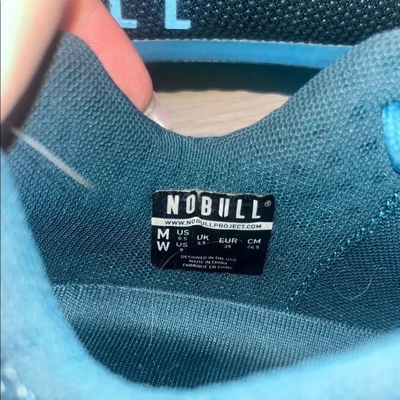 NOBULL Black and Blue Athletic Shoes with Streamlined Design 8 Womens - Picture 9 of 9